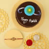 Gift Choclolate Cake with Wishing Tree Rakhi