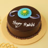 Shop Choclolate Cake with Wishing Tree Rakhi