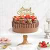 Choco Strawberry Christmas Delight Cake (1 Kg) Online