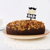 Gift Chocolate Almond Dry Cake For Dad (400 Gms)