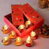 Chocolate Almonds And Diyas Gift Tray Online