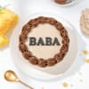 Gift Chocolate Cake For Baba 250 Gms
