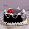 Gift Chocolate Cake with Cherry Toppings (Half Kg)