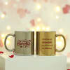 Chocolate Day Personalized Valentine Mugs (Set of 2) Online