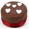 Chocolate Heart 10 inches Cake Online