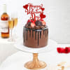 Chocolate Strawberry Valentine Special Cake (1 Kg) Online