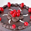 Shop Chocolate Truffle Cake with Cherry Toppings (1 Kg)