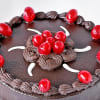 Shop Chocolate Truffle Cake with Cherry Toppings (2 Kg)