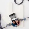 Chota Bhai Personalized Metal Rakhi Online