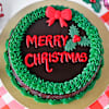 Gift Christmas Chocolate Cake