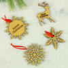 Gift Christmas Ornaments & Dry Flowers in Gift Box