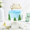 Gift Christmas Tree Cream Cake