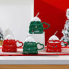 Christmas Tree Mug With Heart Handle - Assorted - Single Piece Online