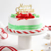 Christmas Wreath and Ribbon cake (1kg) Online