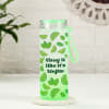 Buy Chug Like Mojito - Frosted Glass Bottle - Personalized - Green