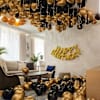 Classic Black And Gold Birthday Balloon Decor Online