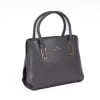 Gift Classic Handbag With Detachable Strap - Davy's Gray