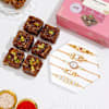 Classic Kundan Rakhi Gift Combo-Set Of 5 Online