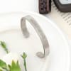Classic Men's Cuff Bracelet - Personalized - Silver Online