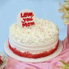 Classic Red Velvet Cream Cake For Mom (1 kg) Online