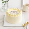 Classic White Vanilla Birthday Cake (1 Kg) Online