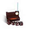 Shop Classic Wooden Calendar With Clock