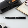 Classy Black Metal Pen - Customized With Name Online