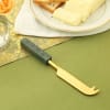 Buy Classy Green Marble Cheese Board And Knives Set
