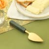Shop Classy Green Marble Cheese Board And Knives Set