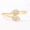 Buy Classy Leaf-Shaped CZ Bracelet for Women