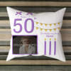 Gift Classy White Personalized Cushion