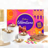 Clay Diya Set with Cadbury Celebrations Online