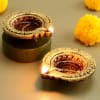Buy Clay Diyas with Dry Fruits