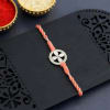 Gift Clover Rakhi and Personalized Money Clip & Card Holder