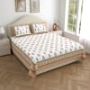 Coffee Almond Queen Size Bedding Set Online