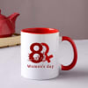 Buy Coffee Mug And Coaster With Personalized Leather Diary For Women's Day