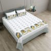 Cold Steel Ethnic King Bedsheet Set Online