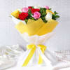 Colorful Assorted Roses Flower Bouquet Online
