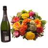 Colorful bouquet with Cava Online