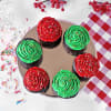 Gift Colorful Chocolate Cupcakes (Set of 6)