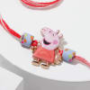 Gift Colorful Peppa Pig Kids Rakhi - Set Of 2