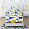 Colorful Single Bed Bedsheet with Dandelion Print Online