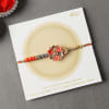 Buy Colourful Beads And Meena Floral Rakhi