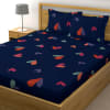 Buy Colourful Hearts Printed Double Bedsheet