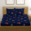Colourful Hearts Printed Double Bedsheet Online