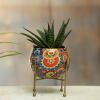 Colourful Metal Planter without Plant Online