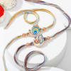 Buy Colourful Peacock Rakhis With Delightful Treats