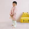 Colourful Poly Cotton Kurta Set for Kids Online