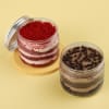 Buy Combos of two Jar Cakes with set of 2  Rakhis