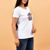 Gift Cool and Funky White T-Shirt for Women